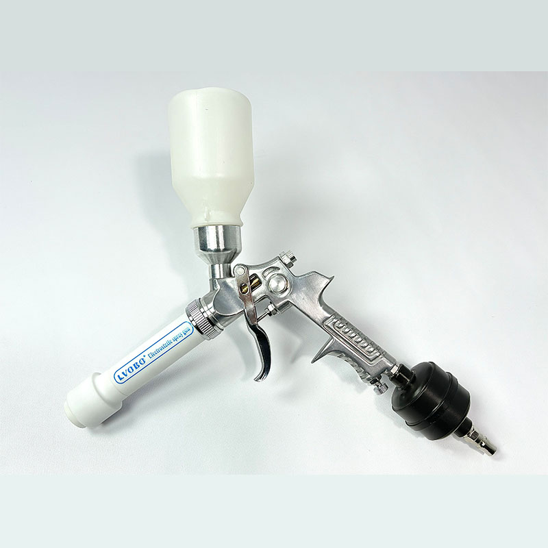 Small Powder Friction Electrostatic Spray Gun: Small Body, Great Power