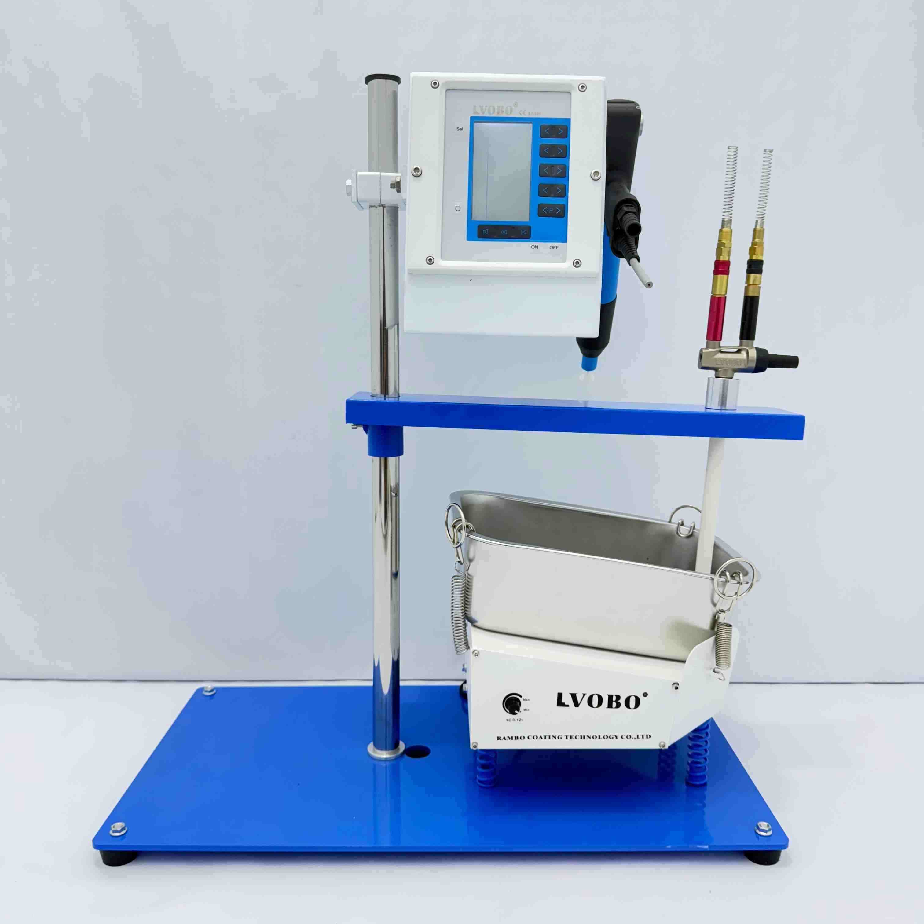 Laboratory equipment for powder coating