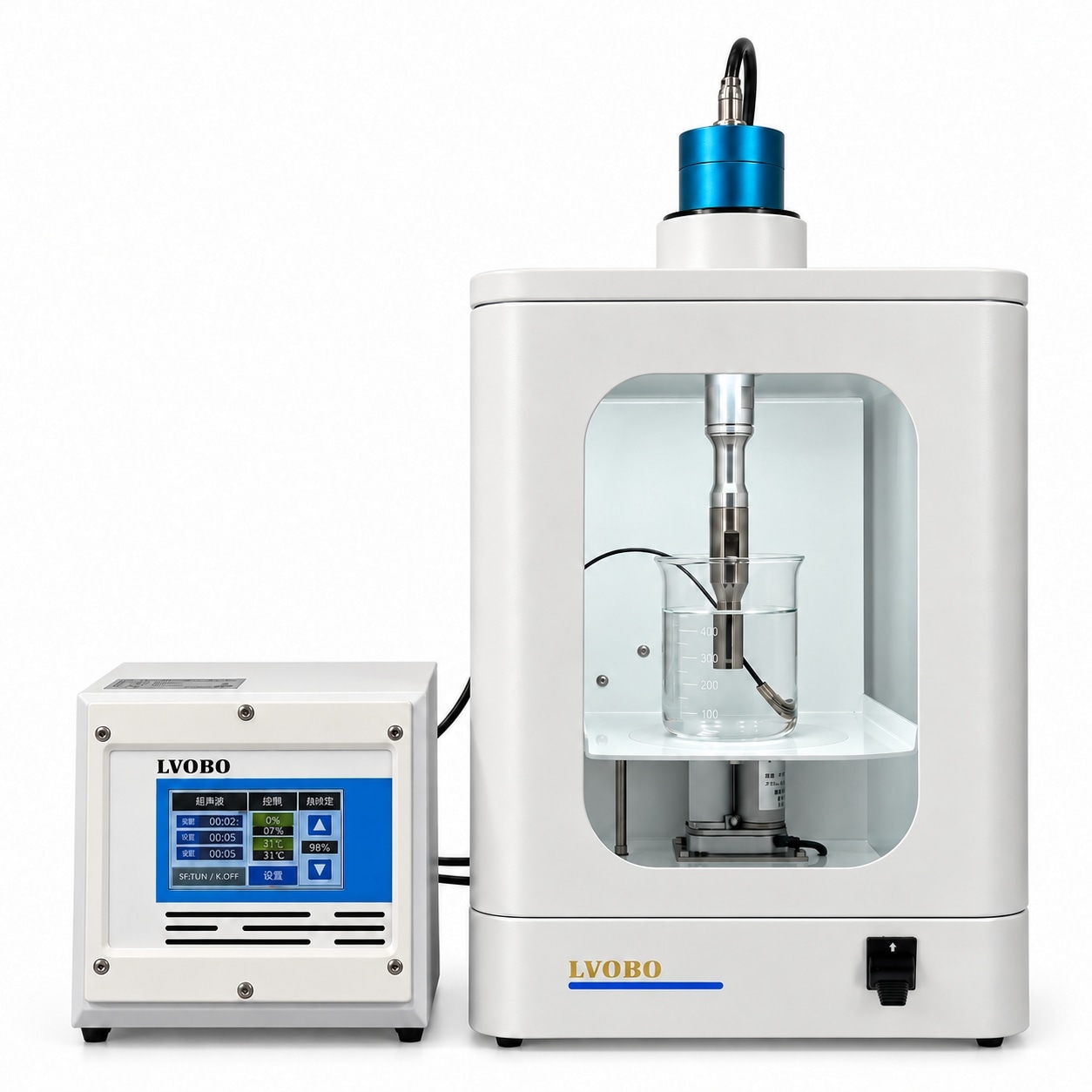 LVOBO BO-UCH-F shared enclosure and separate touchscreen ultrasonic generator