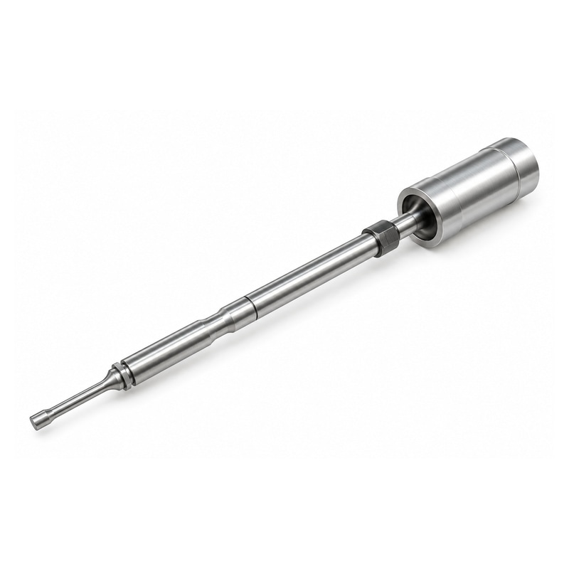 Ultrasonic probe and transducer assembly; diameter shown is not specified
