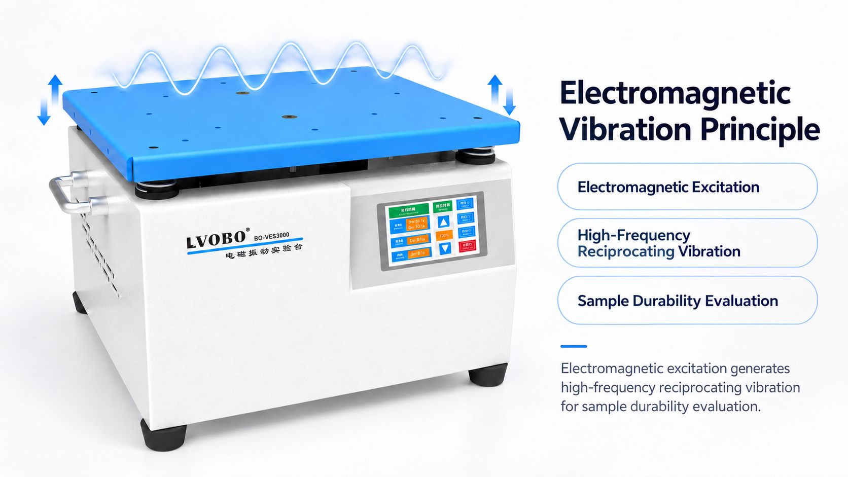 BO-VES3000 electromagnetic vibration principle